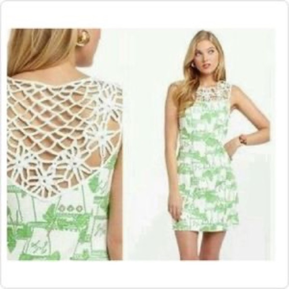 Lilly mint julep lacina dress sz 2